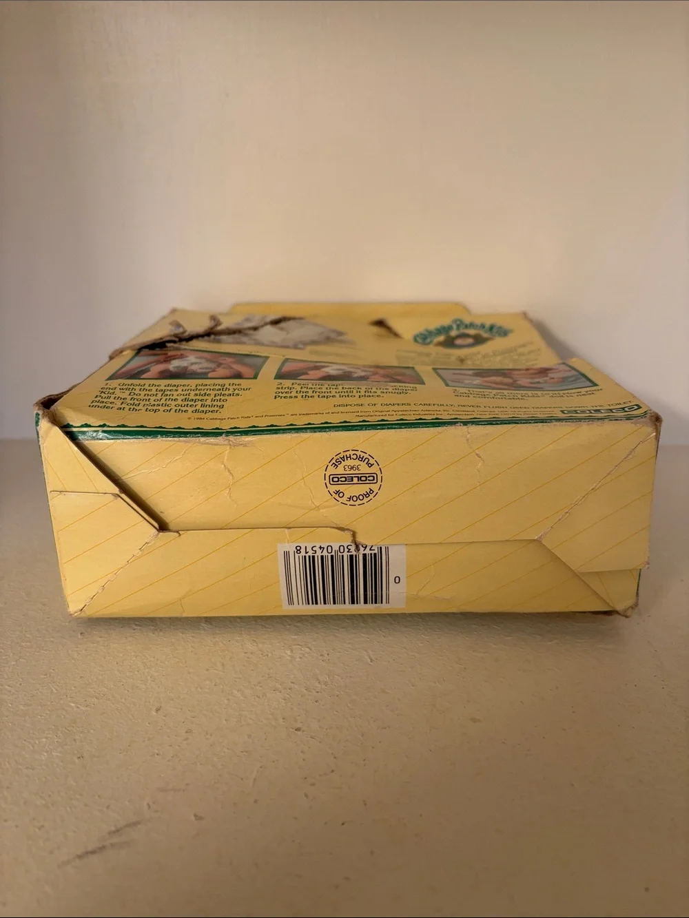 VINTAGE Cabbage Patch Kids Disposable Designer Diapers